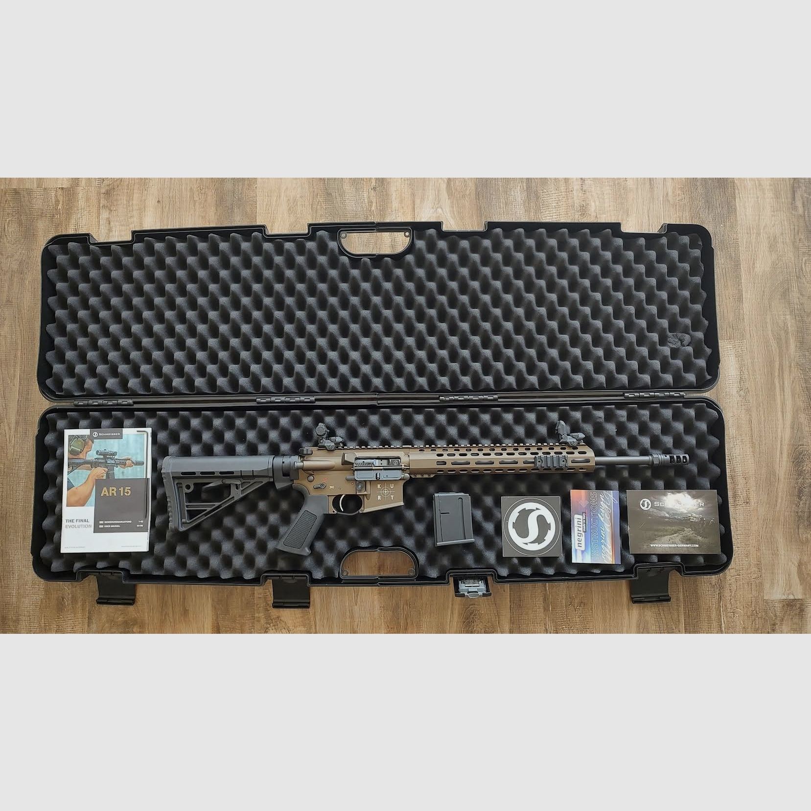Schmeisser AR15 Dynamic 16,75 Zoll Bronze (750 Schuss, guter bis sehr guter Zustand)