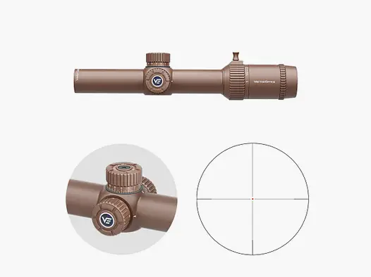Vector Optics SCOC-39 Forester 1-8x24 SFP FDE