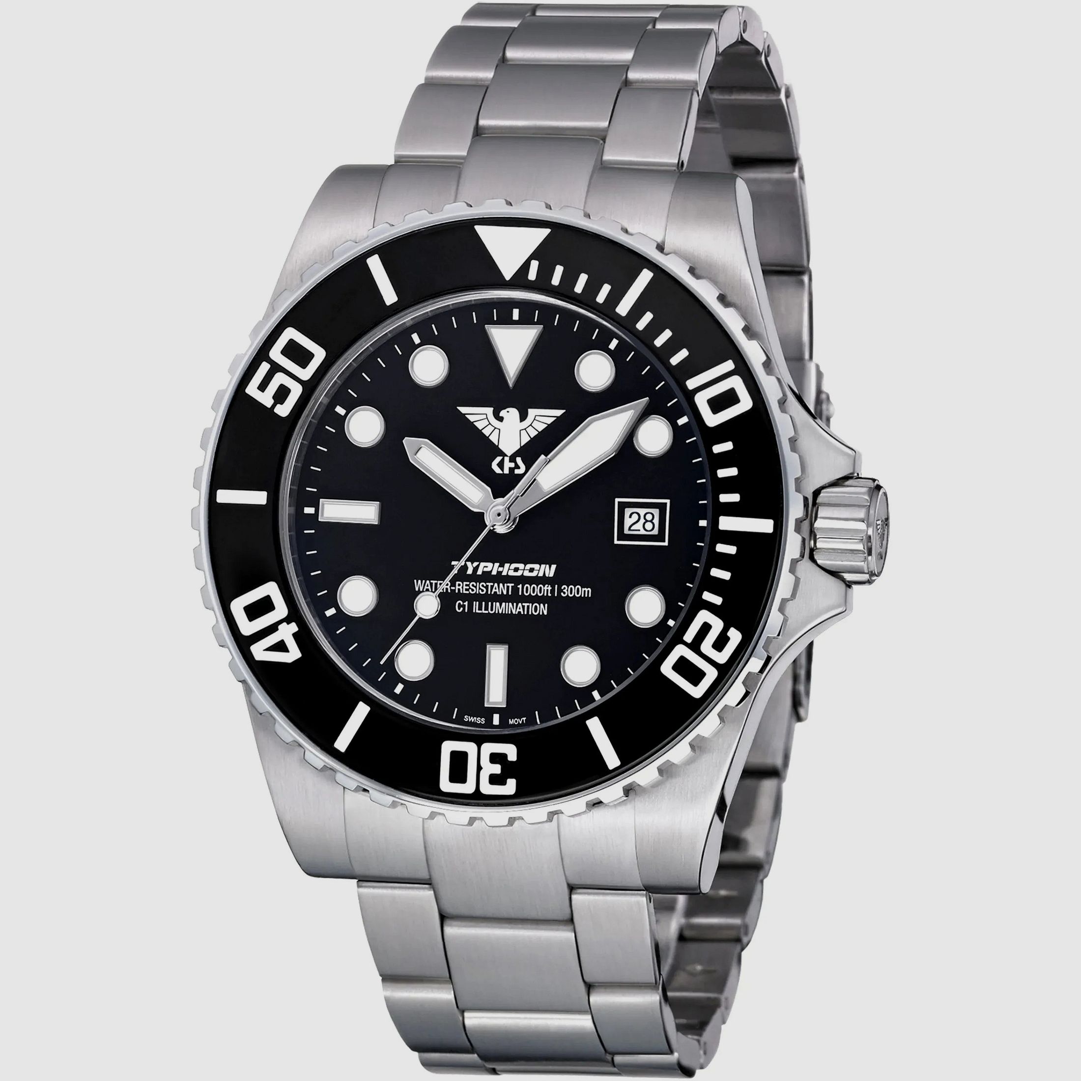 KHS KHS Uhr Typhoon Steel Stahlband