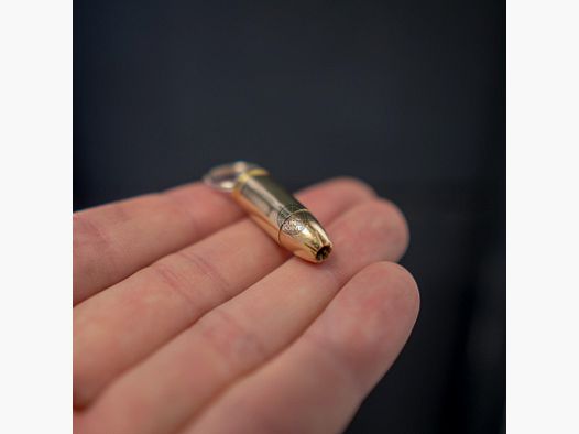 BULLET KEYCHAIN 9x19 Hohlspitz