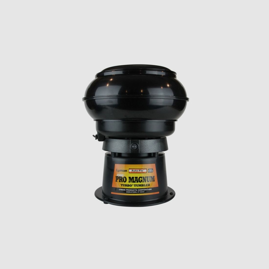 Lyman 2500 PRO-MAGNUM Auto-Flo Turbo Tumbler czarny / Maszyna do polerowania łusek 220V