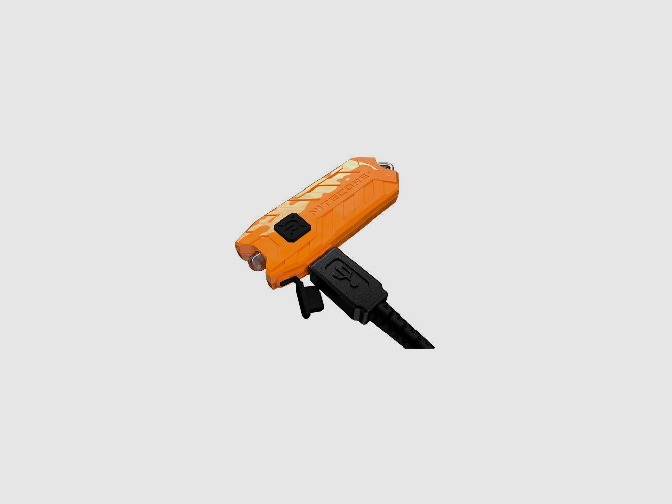 Lampada portachiavi Tube V2 Nera - 55Lm, immagine 1 di 13