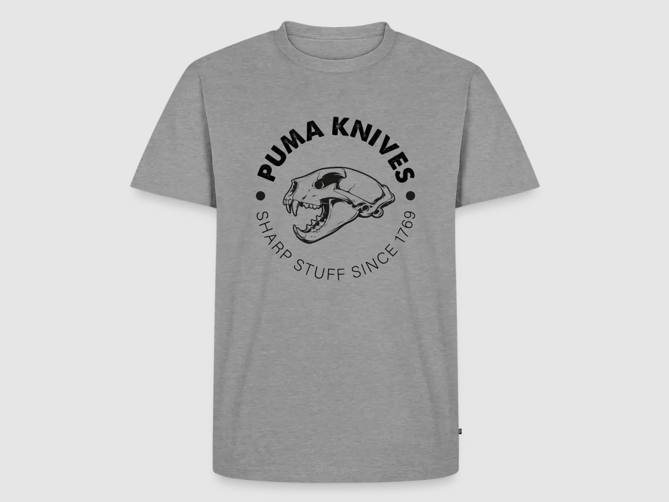 PUMA Heren Premium T-Shirt "PUMA KNIVES Skull BW", afbeelding 7 van 29