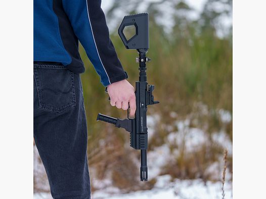 Schoudersteun | 0,16 (9ci) L fles | BUTTSTOCK | ZWART | stijlvol ontwerp