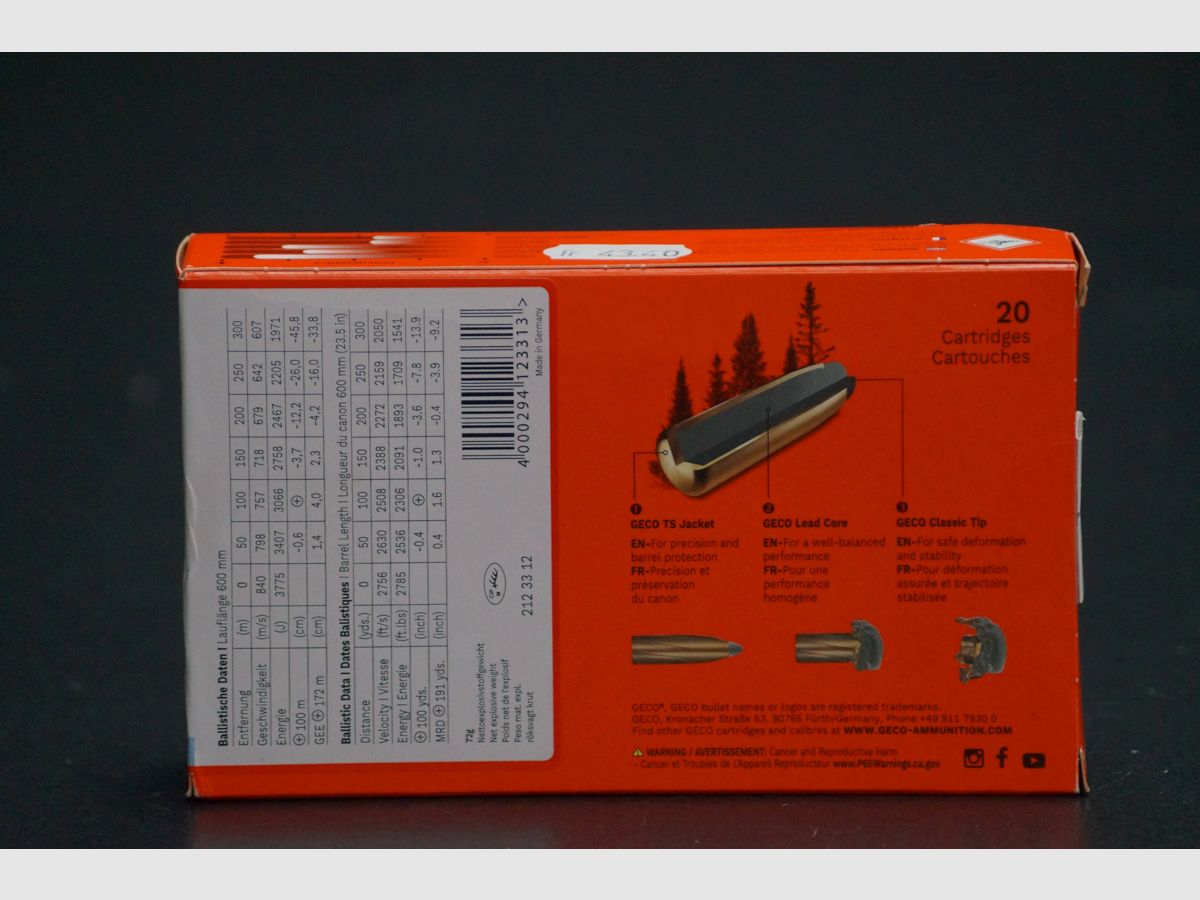 Geco 7×64 Softpoint, immagine 3 di 3