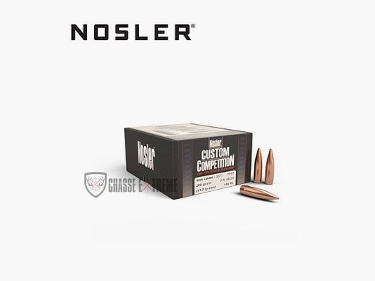 100 Ogives NOSLER Cal 8mm 200gr Hpbt