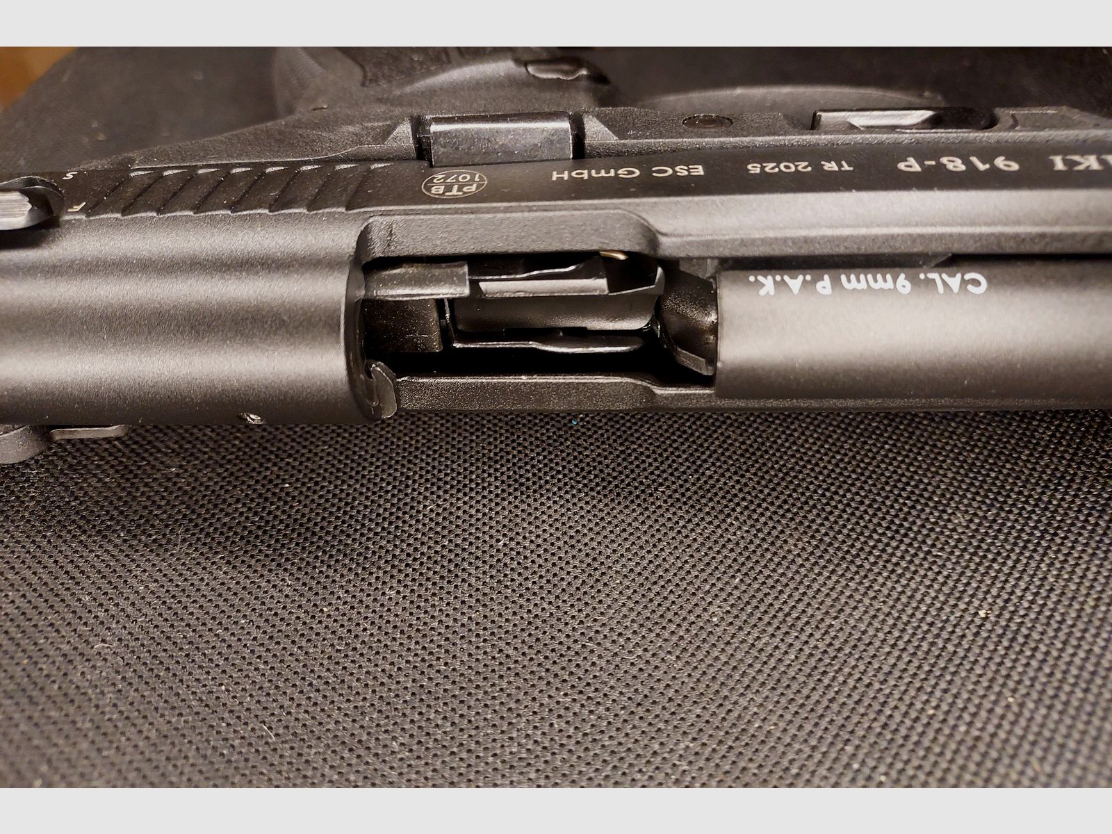 Zoraki 918 -P 9mm P.A.K. blued (PTB 1072) as new Z 918