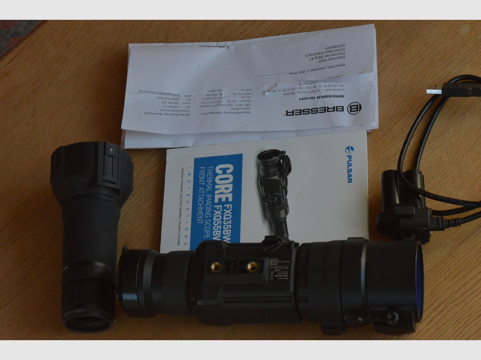 Pulsar Core FXQ55 BW thermal imaging attachment. No zeroing required!