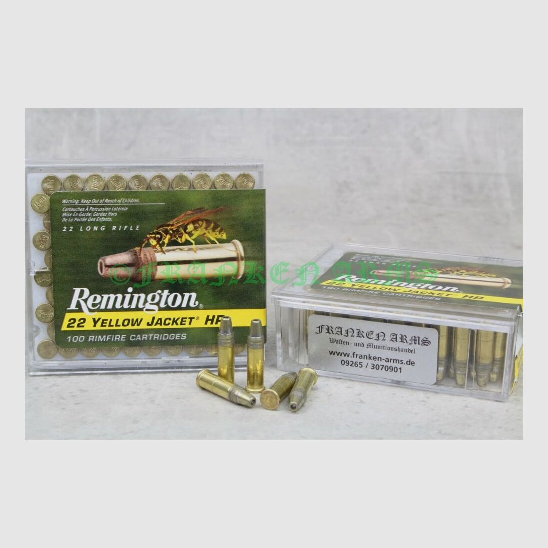 Remington Yellow Jacket .22 l.r. 33gr. 2,14g 100 stuks staffelprijzen