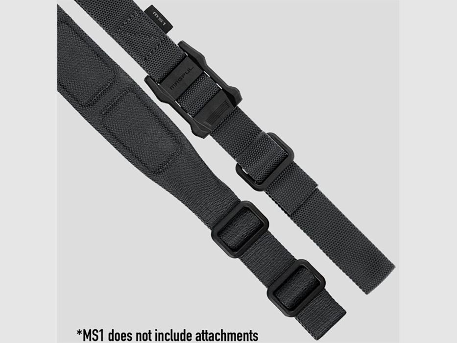 MAGPUL MS1 padded two-point rifle sling (Stealth Gray), image 2 of 4