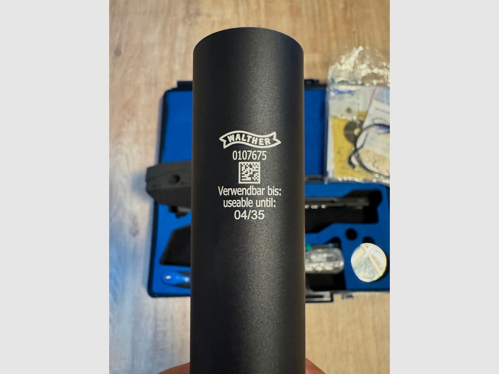Walther LP 500-M Meistermanufaktur - Sonderdesign rot - mech. Abzug (neuwertig!)