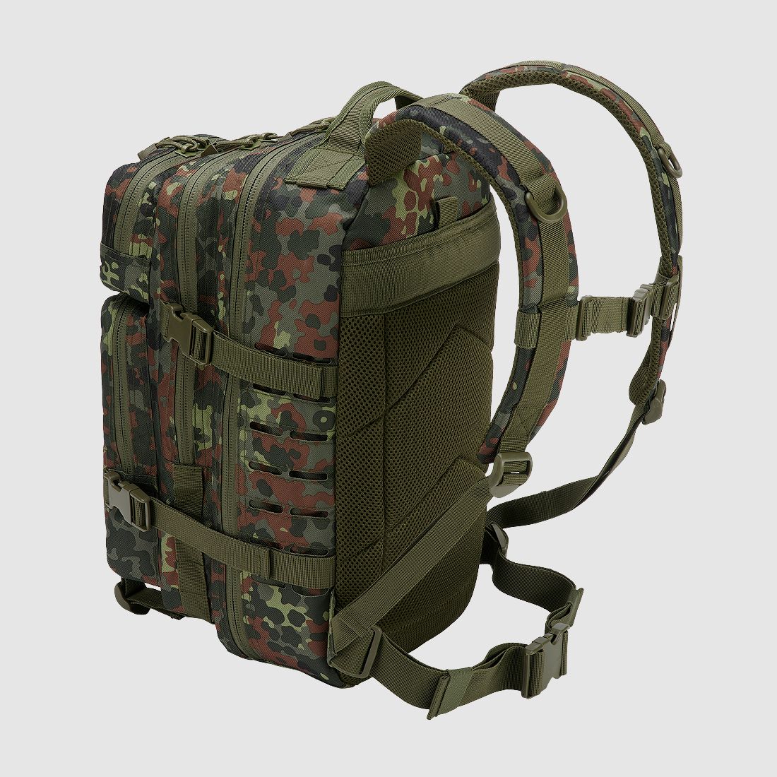 Brandit US Cooper LASERCUT Medium Farbe: Flecktarn – Mehrzweckrucksack (25-Liter-Klasse)