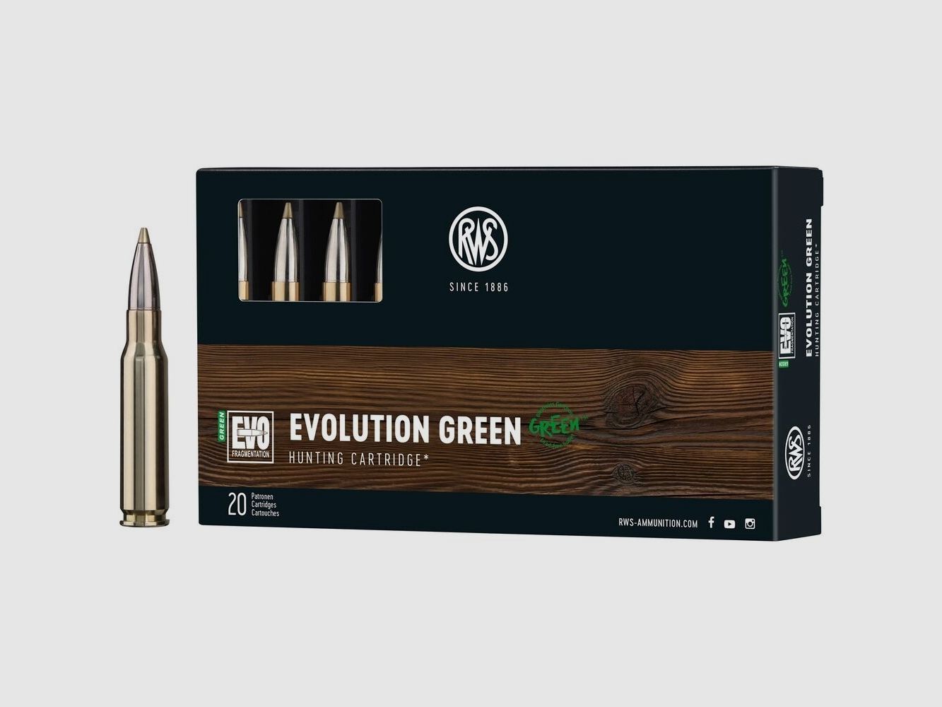 RWS Evo Green 139grs 20St .308Win