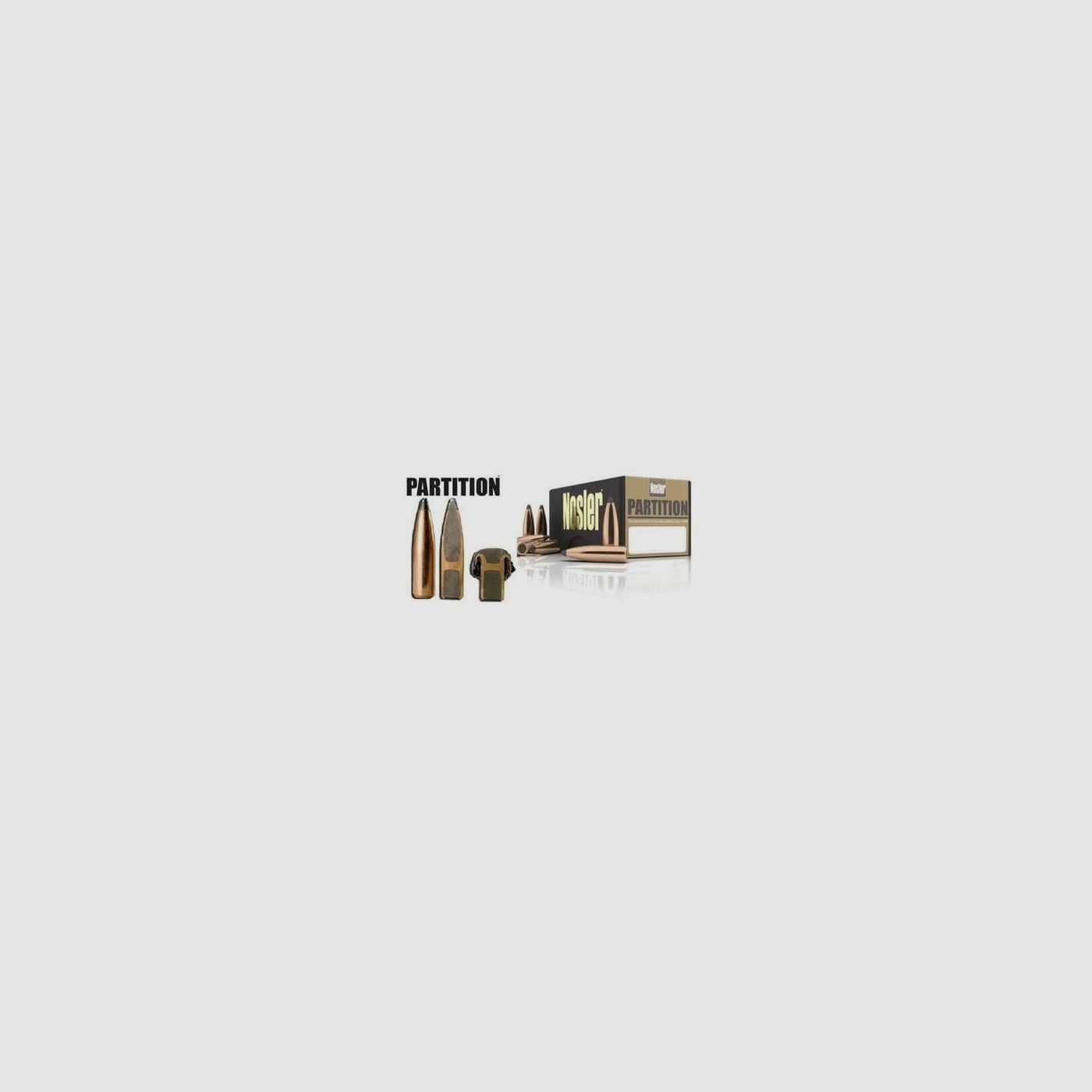 NOSLER PARTITION 308" 180 GR SPITZER 16331 (50 STÜCK)