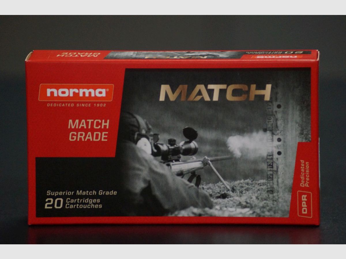 Norma .308 Win, Match Grade, 168 gr