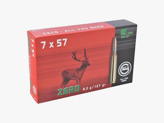 Geco 7x57 Zero 127grs / 8,2g