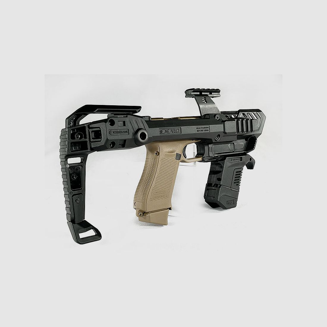 RECOVER GLOCK Conversion FULL Kit SPRO MG Calcio Pistol 1-colore Nero
