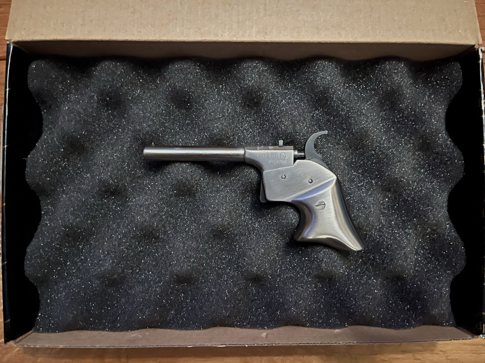 Davide Pedersoli Vorderlader Pistole, Derringer Remington Rider White Perkussion