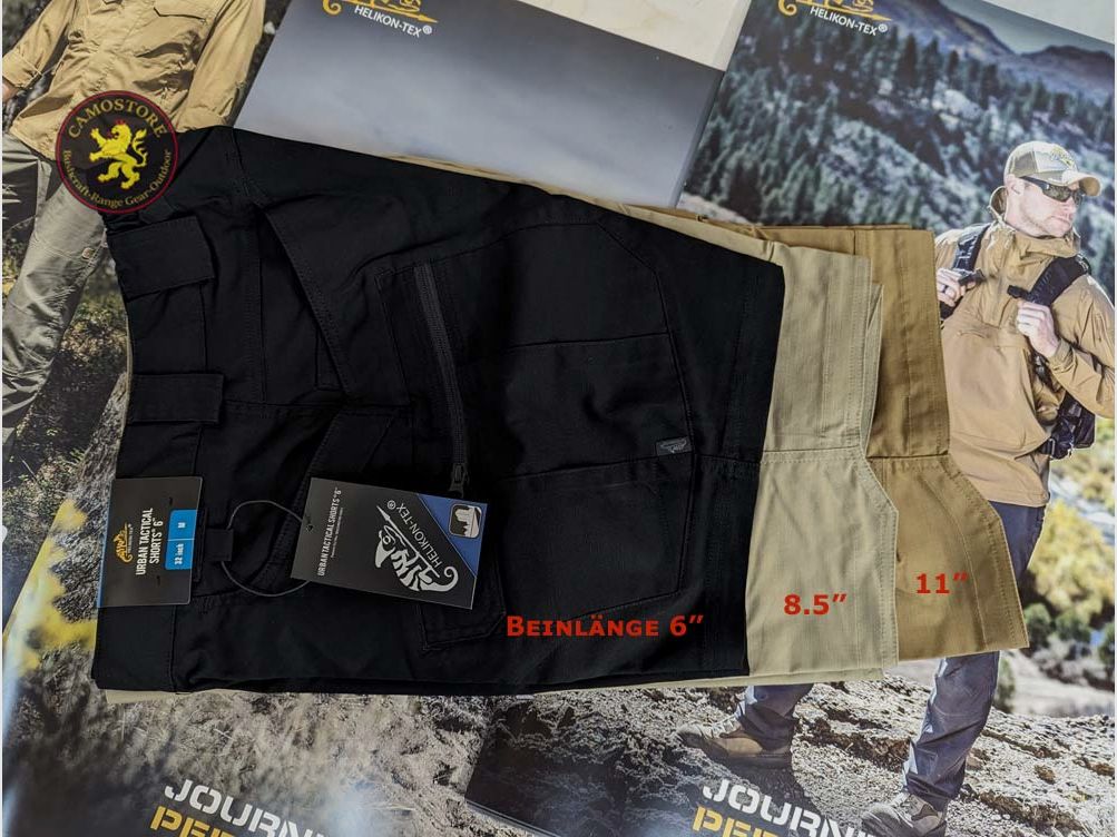 HELIKON TEX UTP  SHORT SCHWARZ  6"