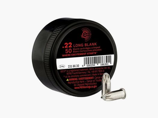 GECO .22 LFB KNALL - 50 Patronen