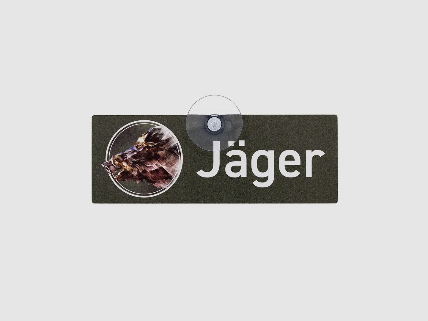 Wilde Hilde Autoschild Jäger Wildschwein