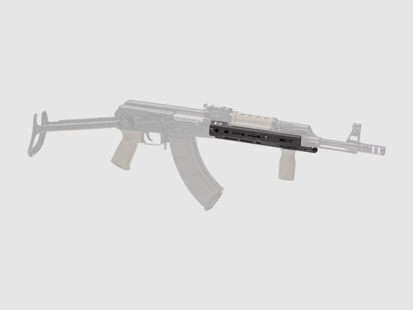 Clawgear – AK47 Medium Slick Handguard M-LOK, Bild 4 von 5