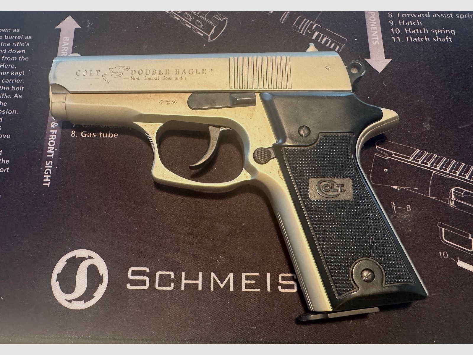 SSW Colt Double Eagle Compact Pistol Stainless 9mm P.A.K.