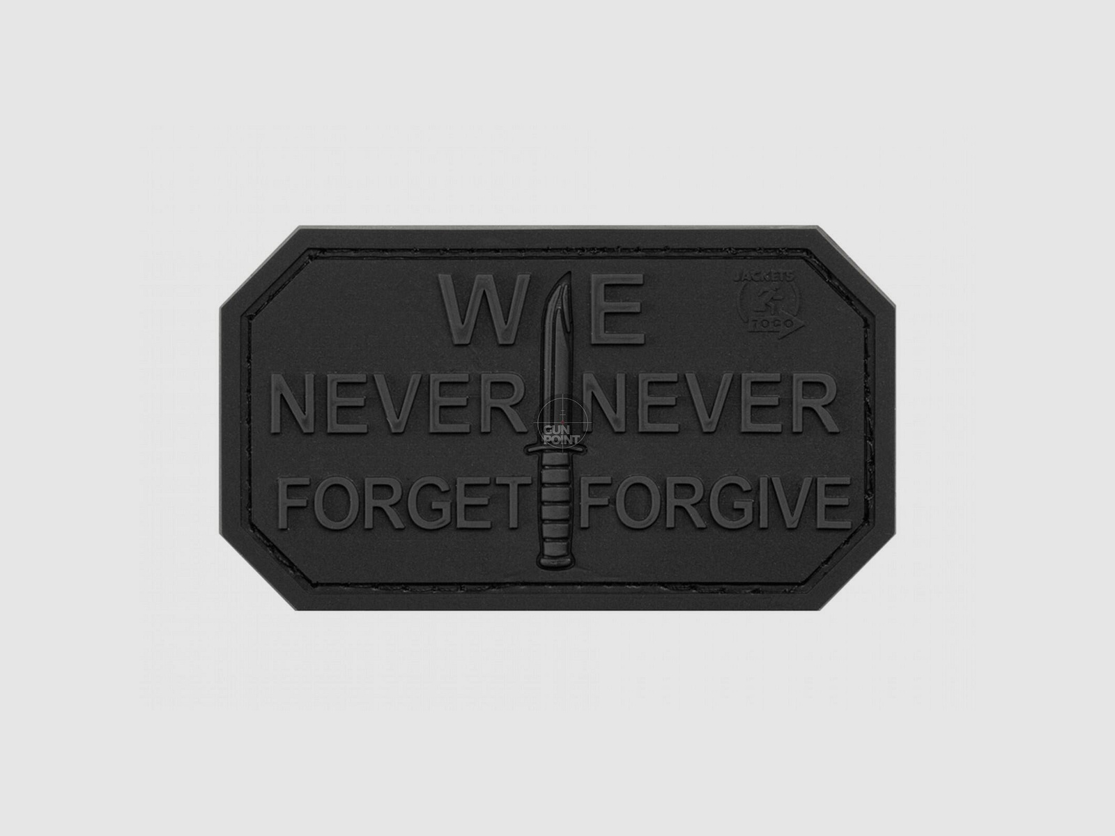 Never Forget Rubber Patch