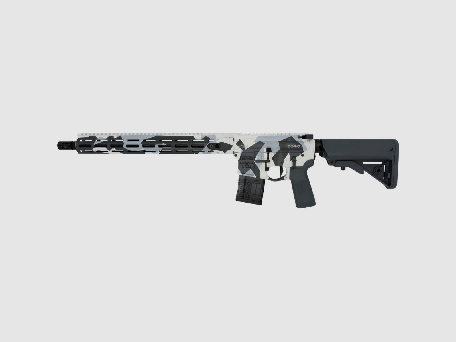Daniel Defense DD4 V7 ICE BREAKER 16" M90 Snow Camo Limited - LIMSER-022-W/O-ACC, imagen 2 de 6