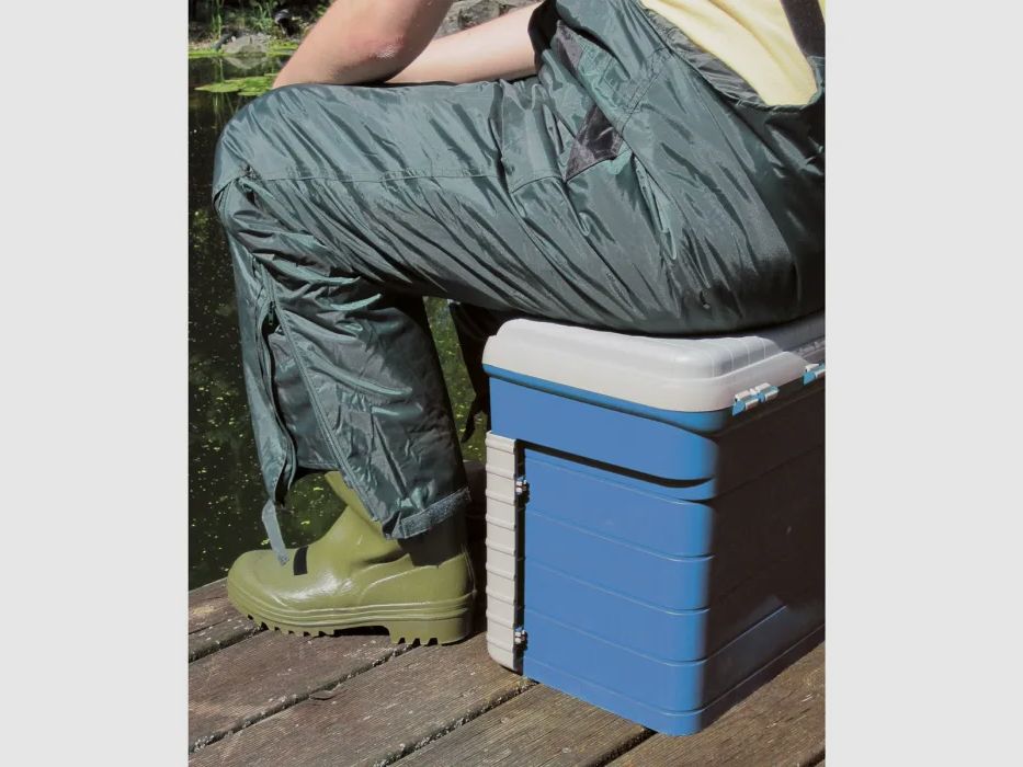 Behr Super Box mit Sitz - bis 150kg belastbar + 4 Schubfächer, 1 abschließbares Hauptfach