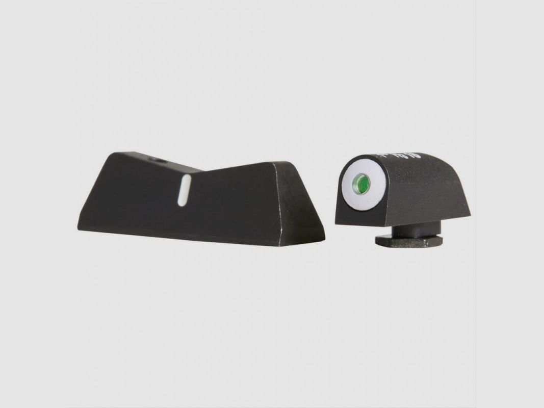 XS Sights Tritium-Kimme-und-Korn-Set Glock 17 / 19 / 22 / 23 / 24 / 26 / 27 / 31 / 32, Bild 1 von 5