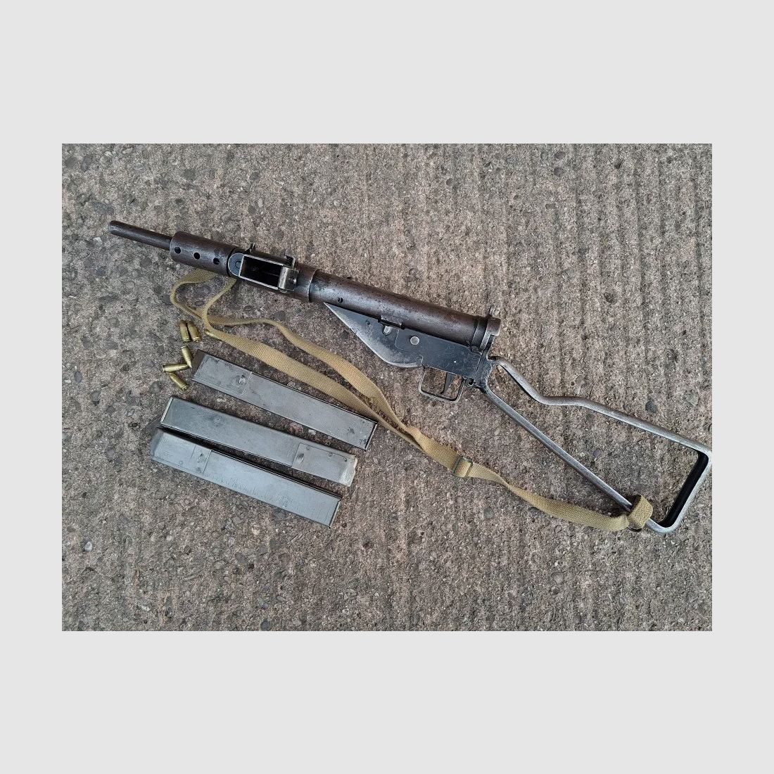  Sten MK2 EU-Deko, 3 chargeurs et sangle