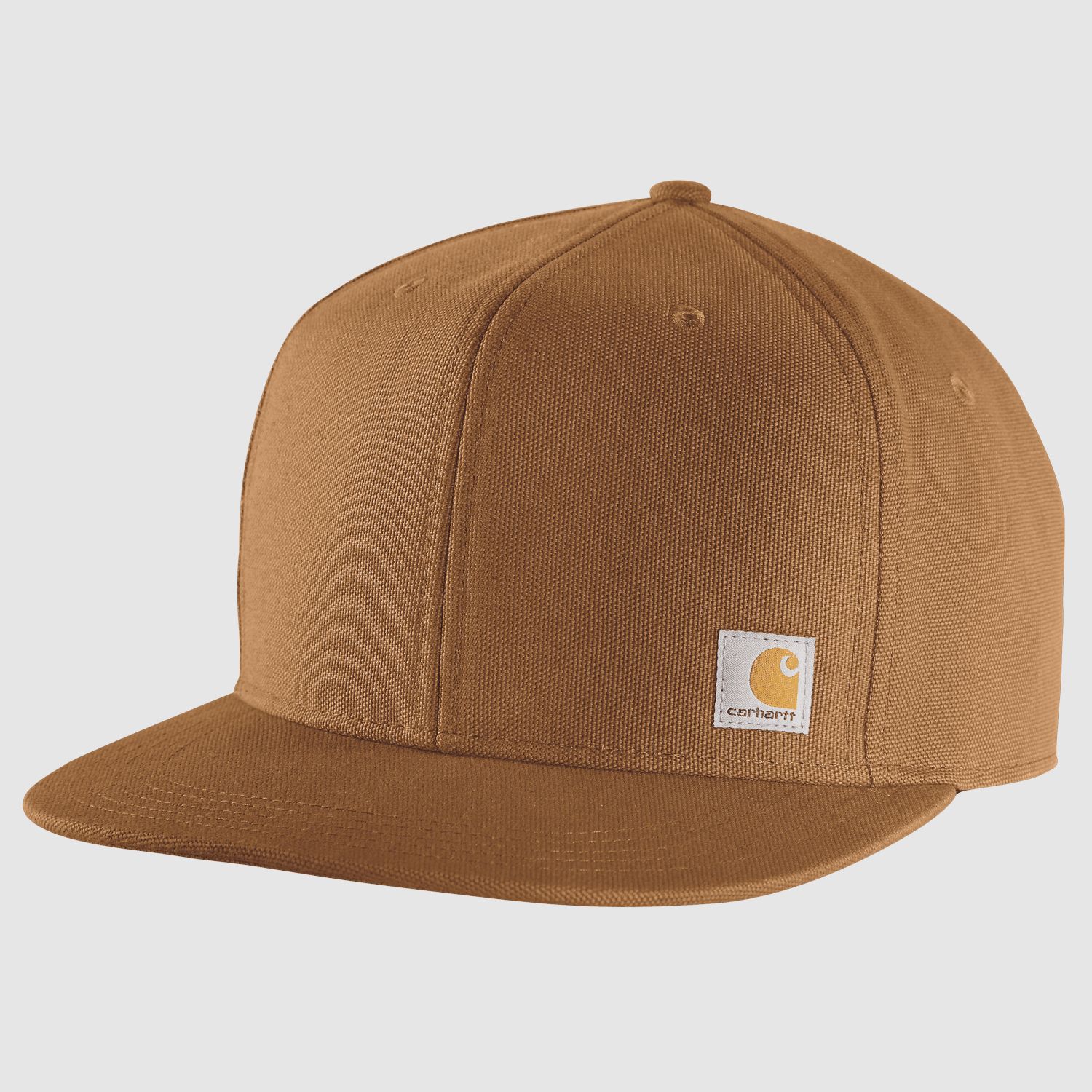 Czapka Carhartt Firm Duck Flat Brim Mężczyźni Carhartt Brązowy