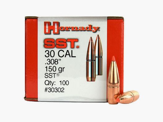 .308 Geschosse Hornady SST 150 gr VE100