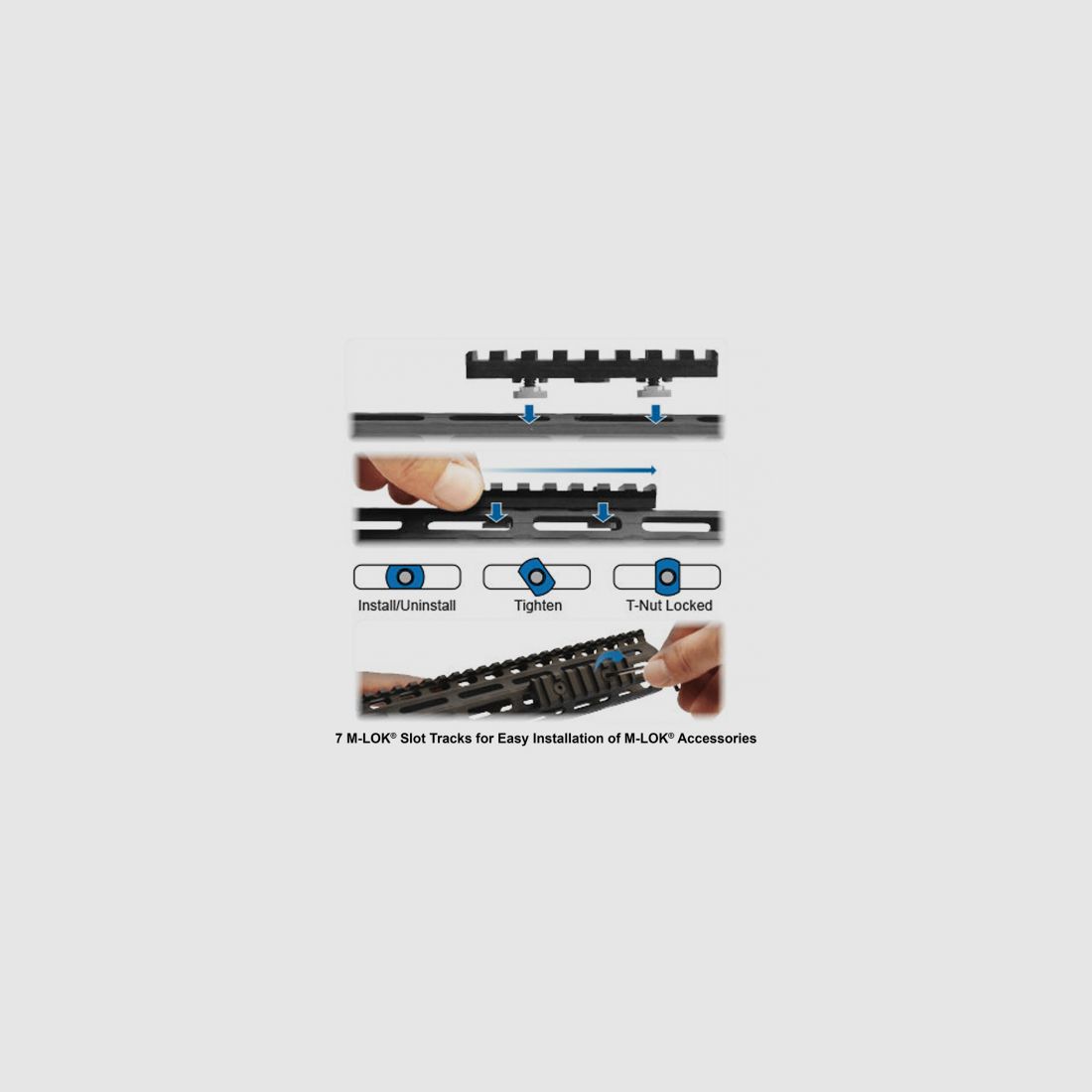 AR15 - Handguard DROP-IN M-LOK, Bild 2 von 7