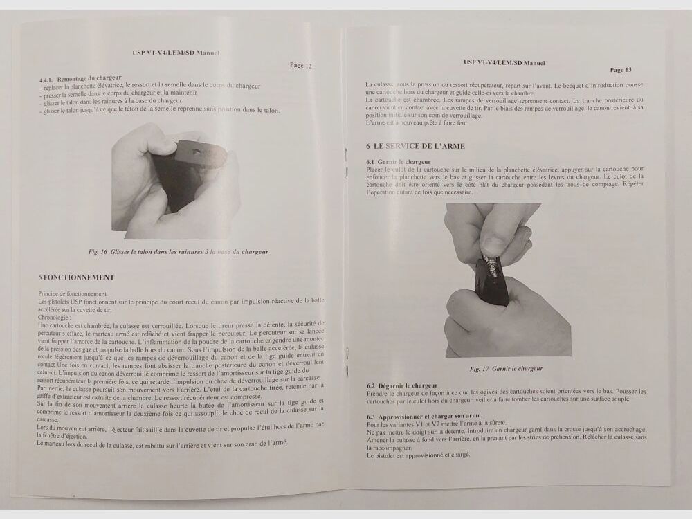 Heckler & Koch Anleitung für USP Standard, spanisch