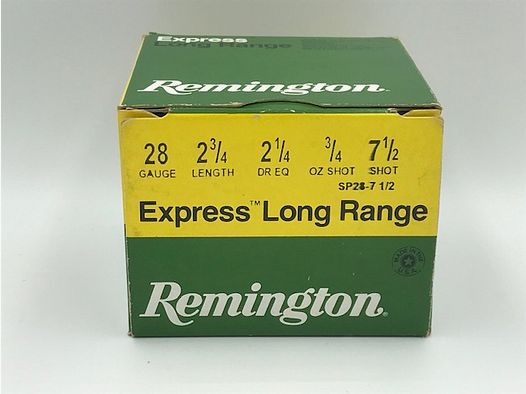 REMINGTON Schrotmunition 28/70 Nr. 7.5 / 2.3mm Express Long Range