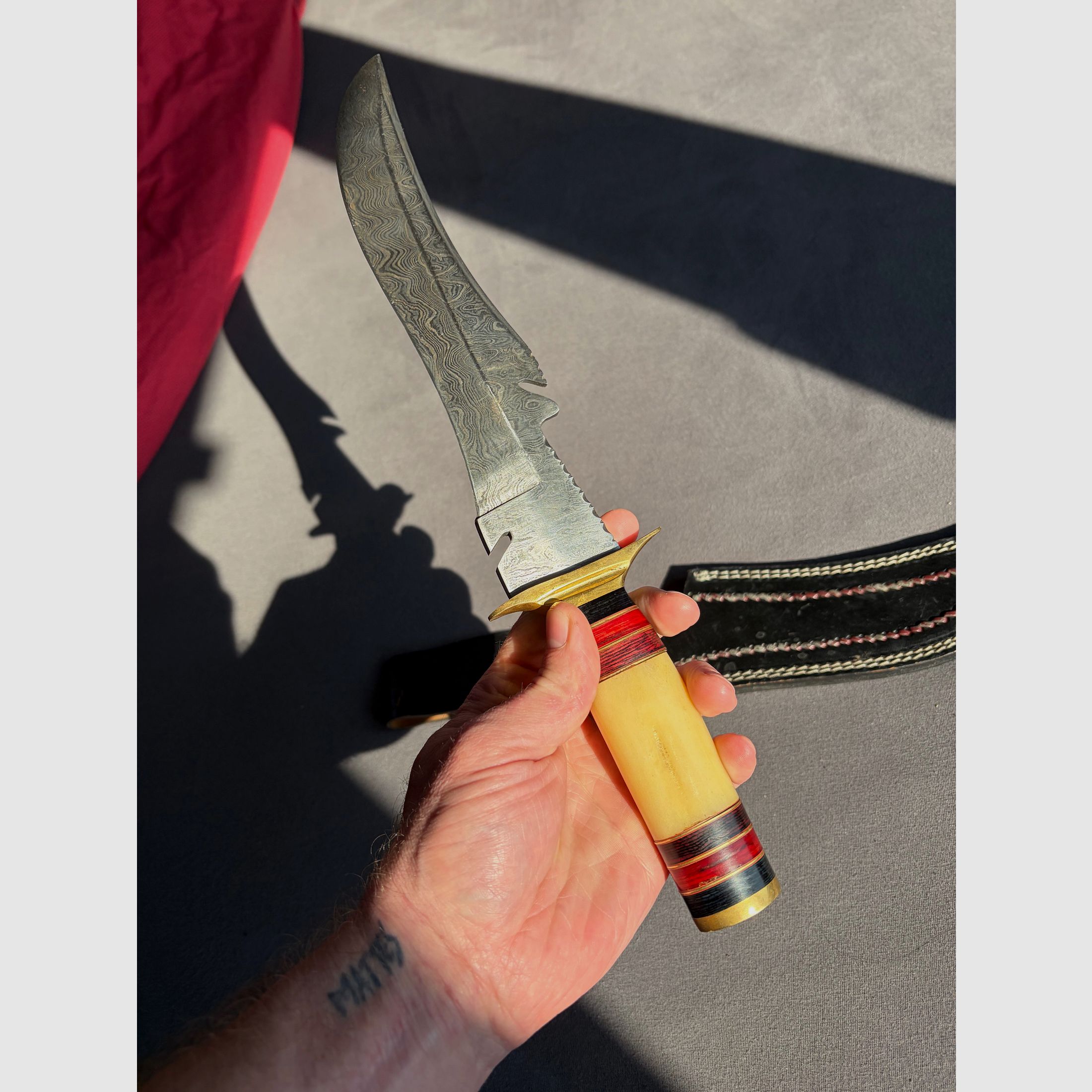 Us Oklahoma Custom Bowie Knife