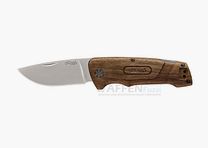 BWK2 Nóż kieszonkowy Blue Wood Knife 440C Stal w zestawie z skórzanym pokrowcem