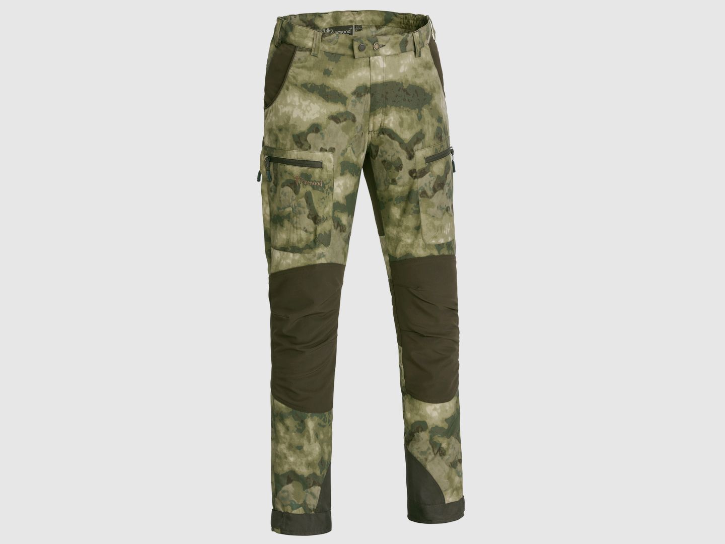 Pinewood Caribou Camou TC Hose C46 Moos Camou/Dunkeloliv