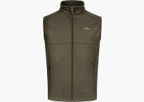 Herren Fleece-Weste Kylar Dunkelbraun Dunkelbraun 3XL