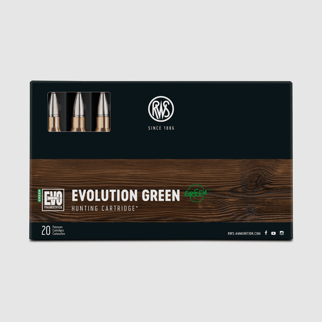 RWS .300 Win. Mag. Evo Green 136gr. -20 Stk