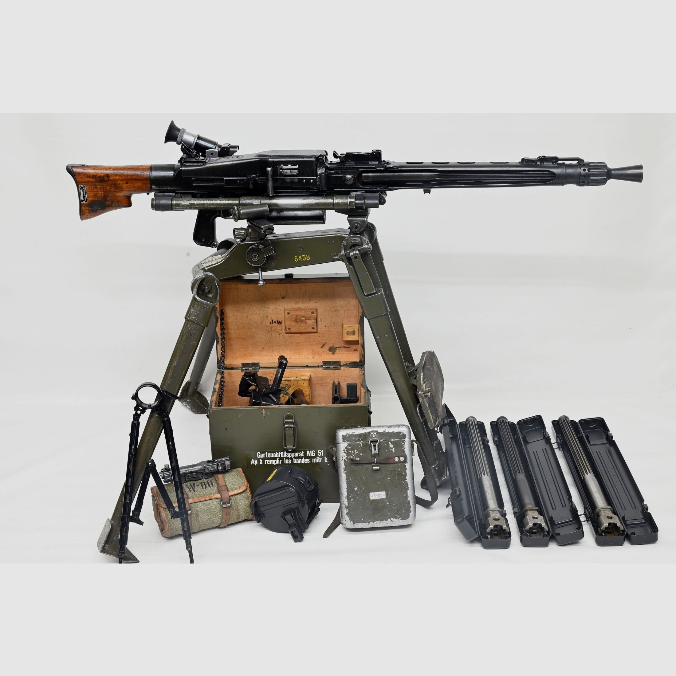 MG W+F 51, Occ., 7.5×55 (GP11), Seriefeuerwaffe, mit Zubehör lt. Anhang, Bild 1 von 5