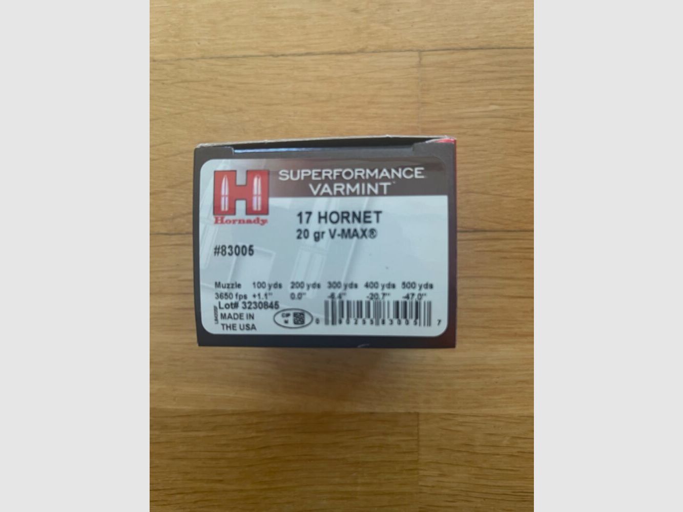 Hornady 17 Hornet 20gr V- Max