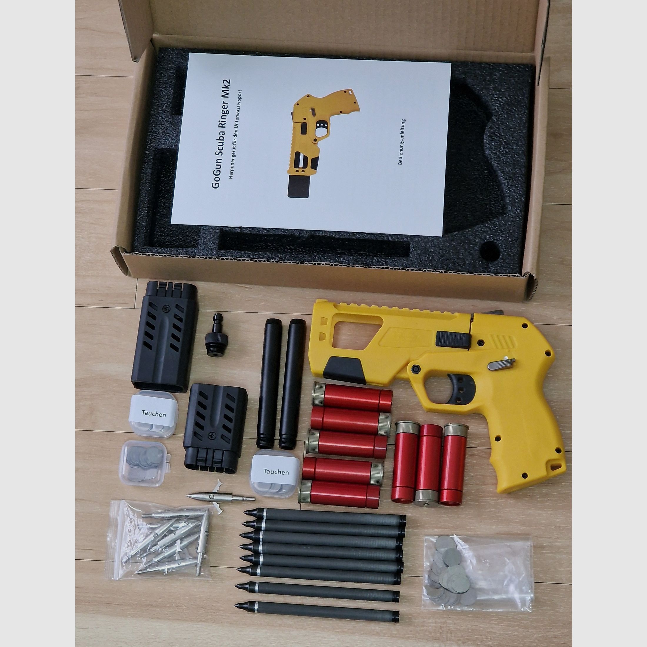 Gogun AEA Scuba Ringer MK2 appareil de sport à harpon avec pack d'accessoires