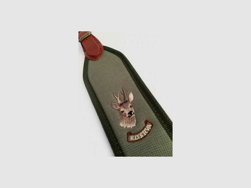 Gewehrriemen Neppern schwarz Hirsch, Bild 3 von 5