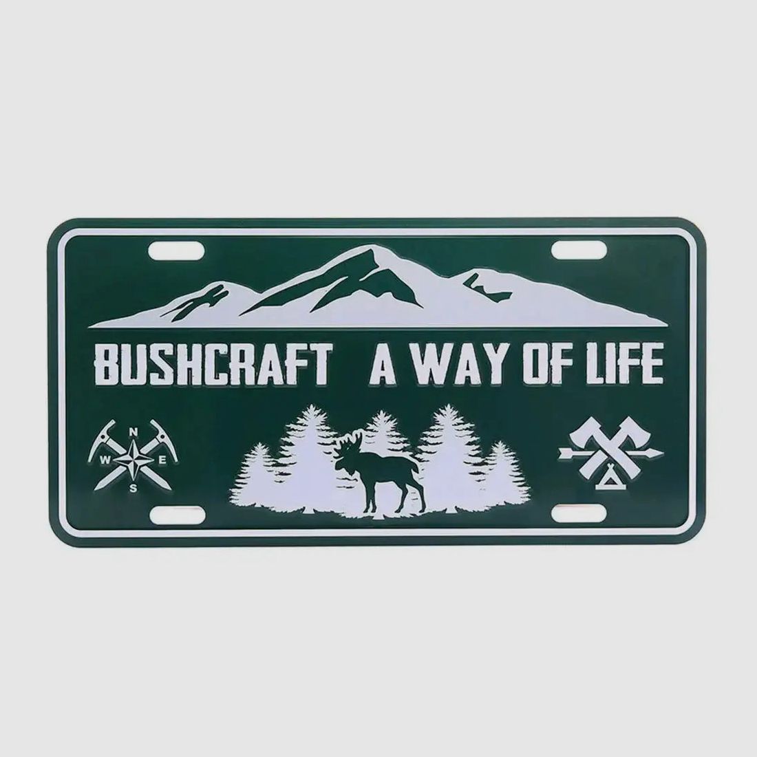 Placa de matrícula 101 INC Bushcraft