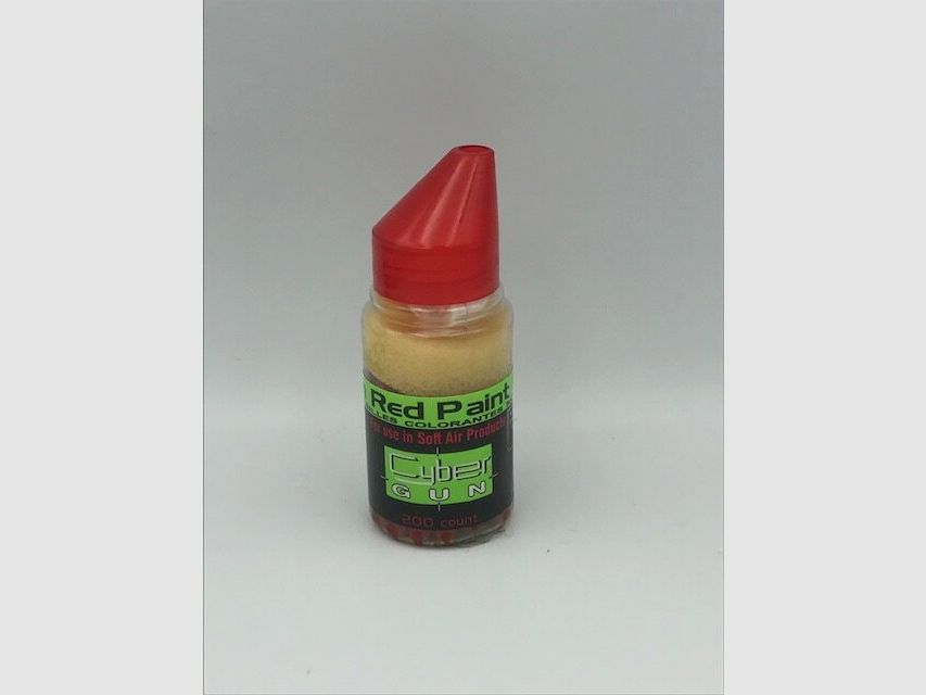 Cyber Gun Softair Munition 6mm Red Paint Balls