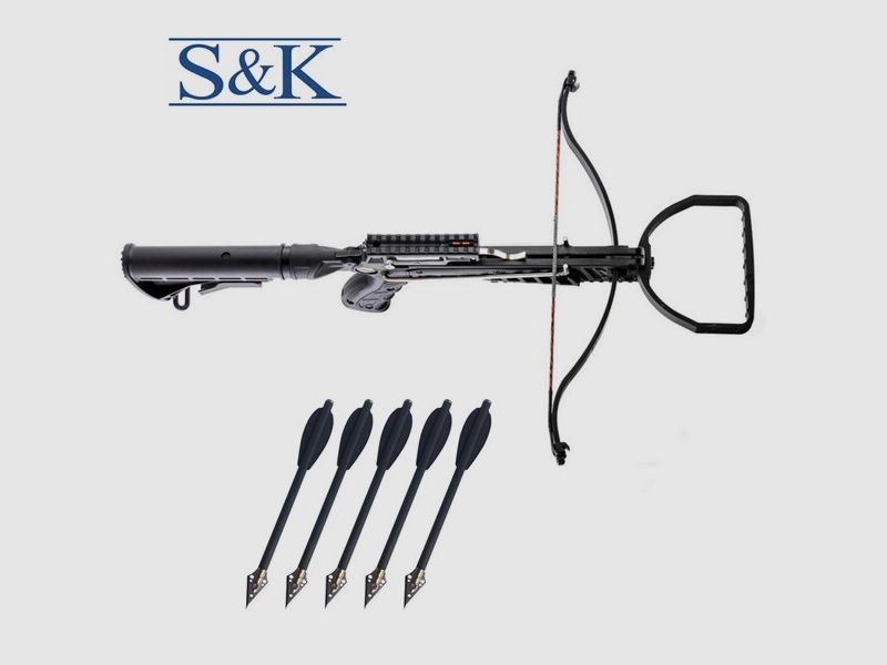 Steambow Stinger 2 survival + 5 Carbon-Jagdpfeile - neu - OVP - Rechnung