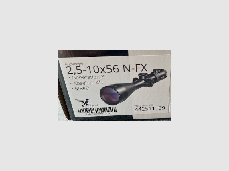DDoptics richtkijker V4 2,5-10X56 NFX